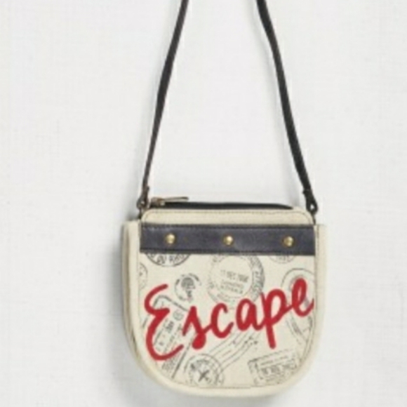 Mona B Handbags - Upcycled Mona B Great Adventure Saddle Crossbody